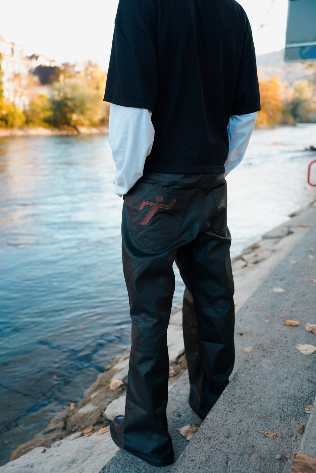 waxed denim